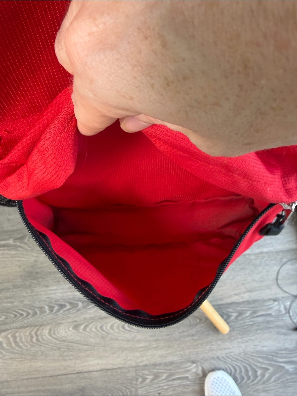 Kipling Red Daypack Backpack - Picture 8 of 9